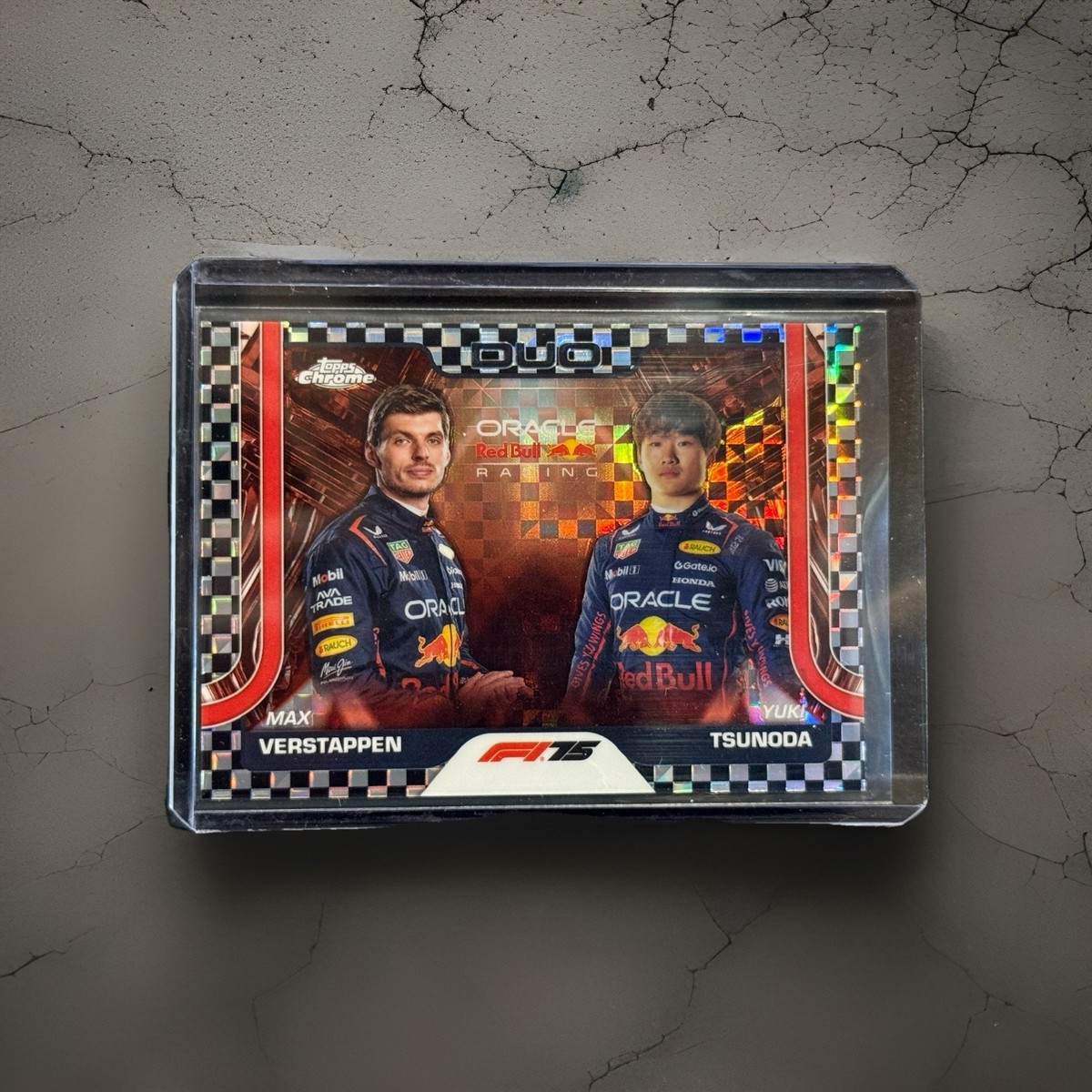 2025 Topps Chrome Formula 1 Red Bull Duo Max Verstappen /Yuki