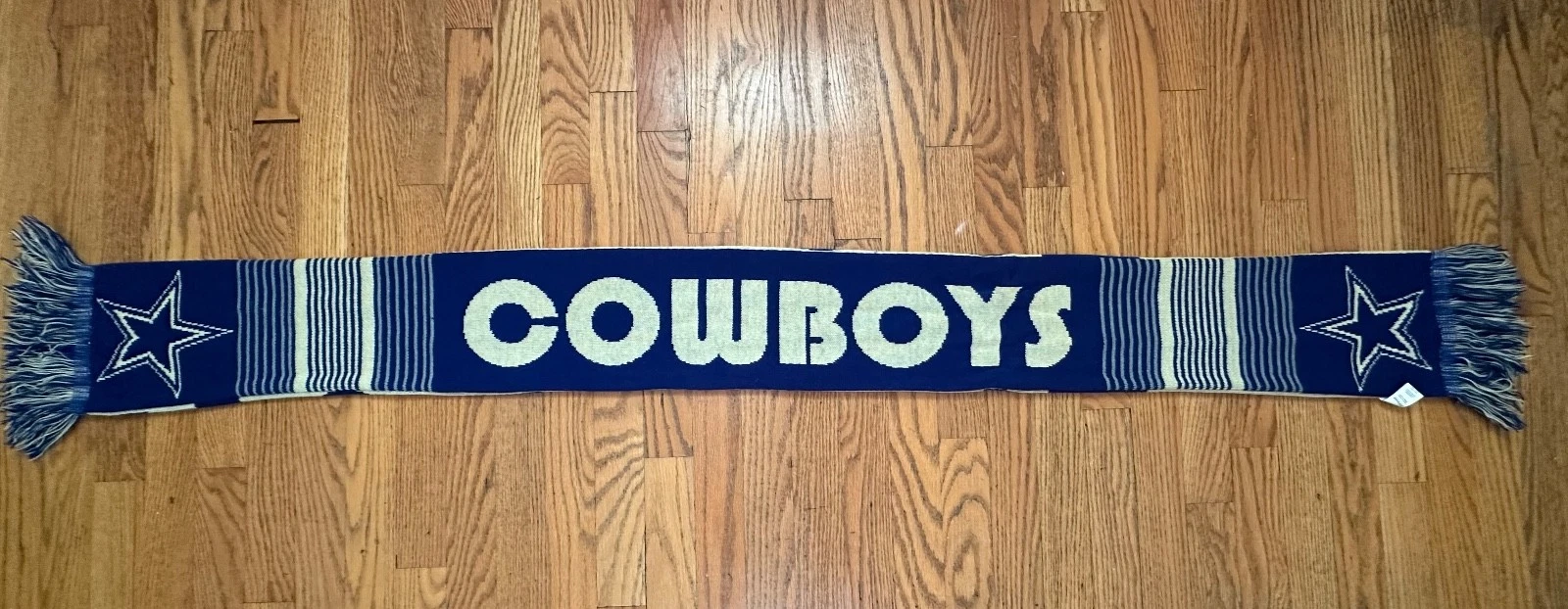 Dallas Cowboys Reversible Scarf 1960 NFL Blue White Football Outdoor Winter