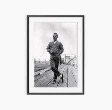 Paul Newman Poster Black White Hollywood Star Retro Photography Wall Art Print
