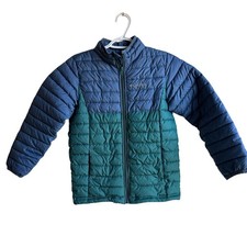Columbia Kids Omni-Heat Jacket Blue Green Medium 10-12