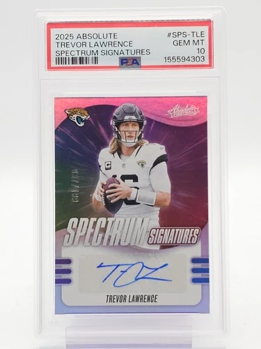 2025 Panini Absolute Trevor Lawrence Base (PSA 10)