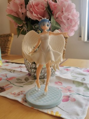 SEGA Re:Zero Rem Oni Tenshi Engel Anime Figur 23 cm Limited Edition