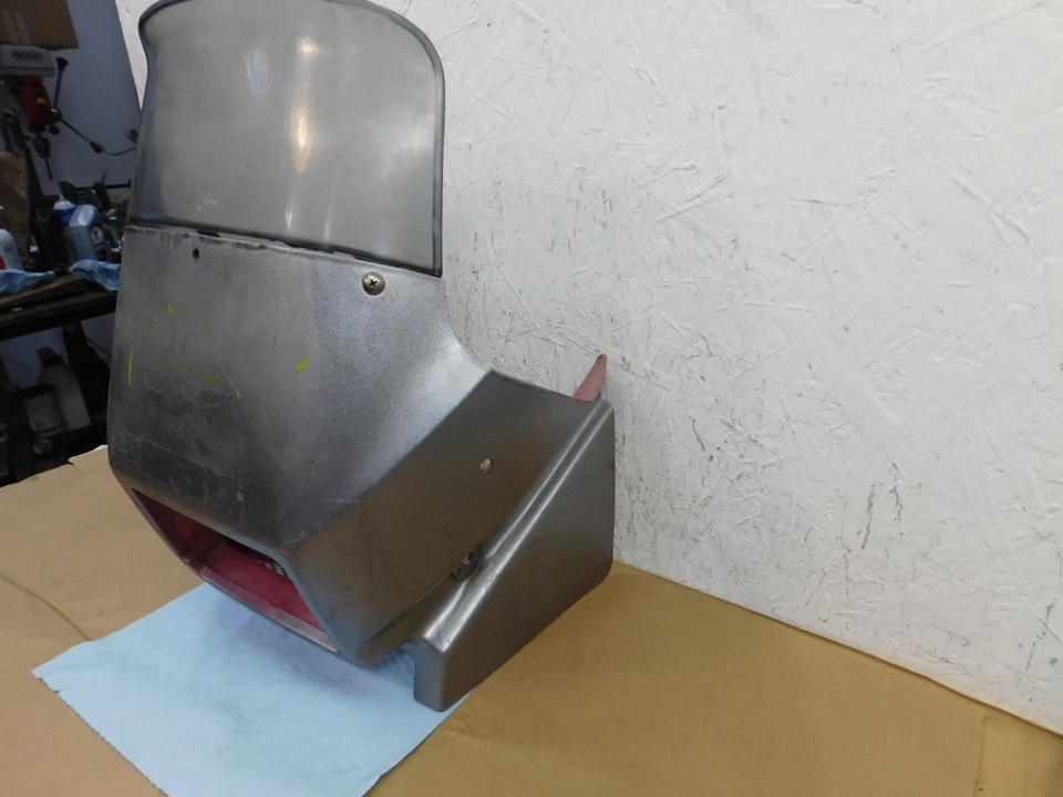 Kawasaki KLR 650 2007 montaje del faro delantero carenado máscara cubierta con parabrisas Foto 4 de 4