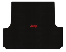 Lloyd Classic Loop Cargo Mat for '84-92 Jeep Grand Wagoneer w/Red on Black Jeep