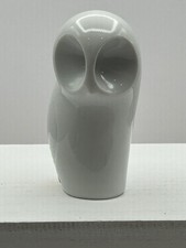 Royal Dux White Porcelain Owl Figurine-Czecho...