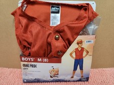 InSpirit Designs Netflix One Piece "Luffy" Halloween Costume Boys Sz M 8 NEW