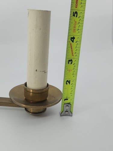 Vintage Mid Century Brass Swing Wall Mount Sconce Lamp Corded No Bulb - Picture 14 of 18