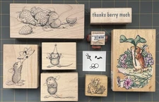 Adorable HOUSE MOUSE & BEATRIX POTTER RUBBER STAMPS STAMPA ROSA PSX etc YOU PICK