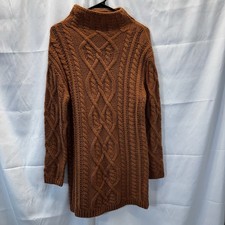 Missguided Rust Women’s Sweater Dress Size 2