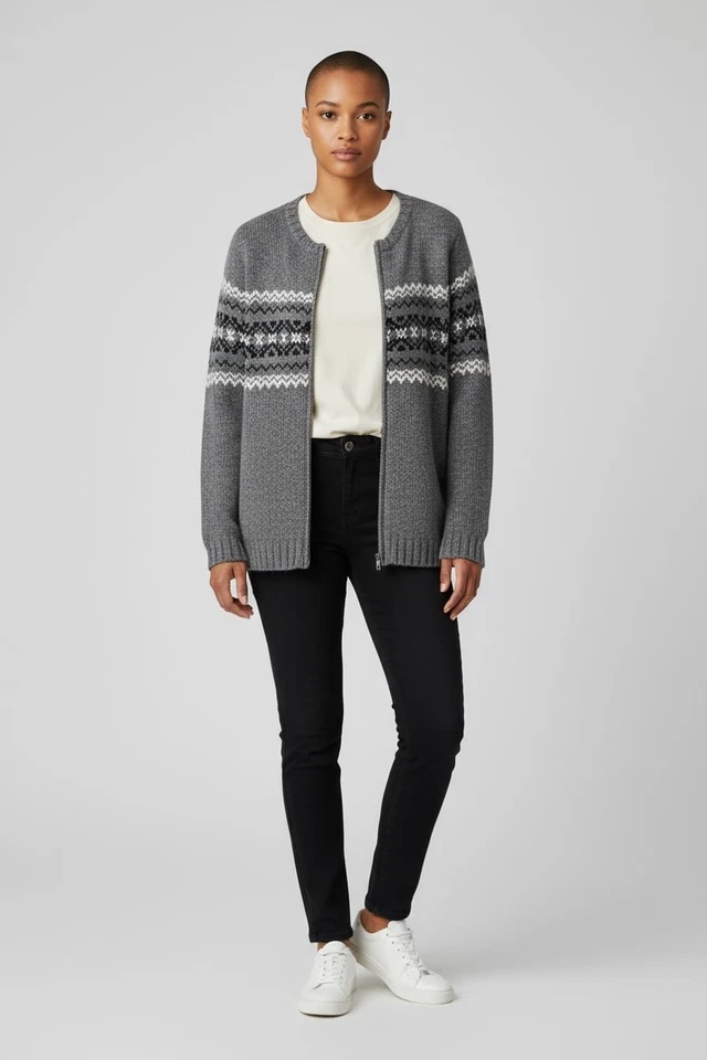 Suéter estilo vintage Sonoma Fair Isle XL para mujer abuela/abuelo Foto 4 de 4