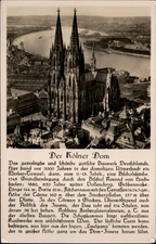 RPPC Kolner Dom Cologne Germany vintage postcard d698