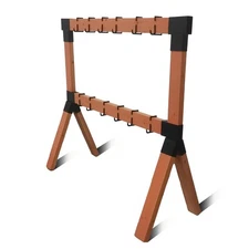 2x4 Target Stand Brackets, Heavy Duty Y and T Connectors with 12 Hooks, 1.5mm