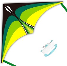 Large Delta Kite for Kids  Adults - Easy to Fly Outdoor Kites for Kids Ages 8-1