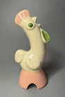 1940s Shawnee Pottery Pie Bird Rooster Pillsbury Premium Chic Green/Pink 452C