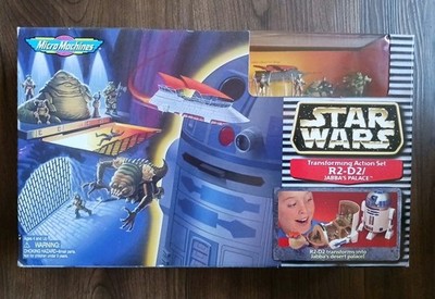 FIGURE STAR WARS MICRO MACHINES TRANSFORMING ACTION SET R2 D2 JABBAS PALACE NEW