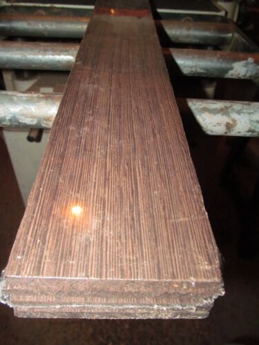 ONE (1) KILN DRIED SANDED WENGE 24" X 4" X 13/16" LUMBER WOOD - Afbeelding 1 van 2