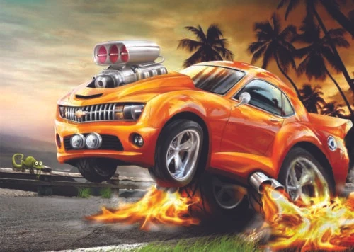 Art Deco Sports Cars Art Posters