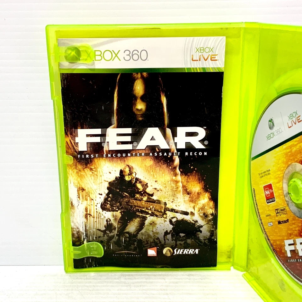 F.E.A.R.: First Encounter Assault Recon + Manual - Xbox 360 - Tested & Working - Image 3 of 4