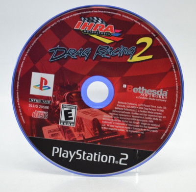 IHRA Motorsports Drag Racing 2 (Sony PlayStation 2, 2002) Disc Only Tested