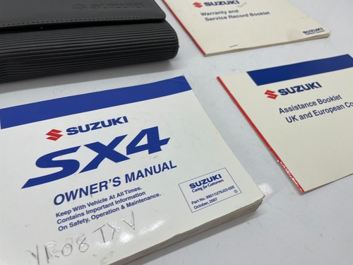 SUZUKI SX4 SERVICE BOOKS MANUALS BOOK OWNERS MANUAL HANDBOOL WALLET 2006-2013🌟 - Picture 4 of 12