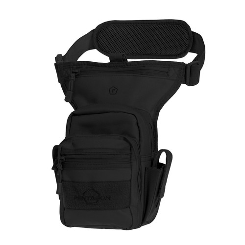 PENTAGON Borsello Marsupio Custodia uomo cosciale militare MAX-S 2.0 Black  | eBay
