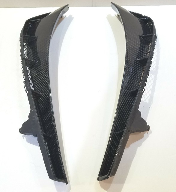 Real Carbon Fiber front fender air vent scoop fit for Honda Civic Type