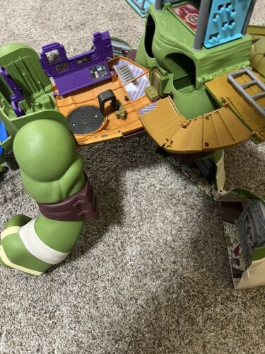 TMNT Mutations 24" Giant Leonardo Lair Playset Teenage Mutant Ninja Turtles - Picture 3 of 18