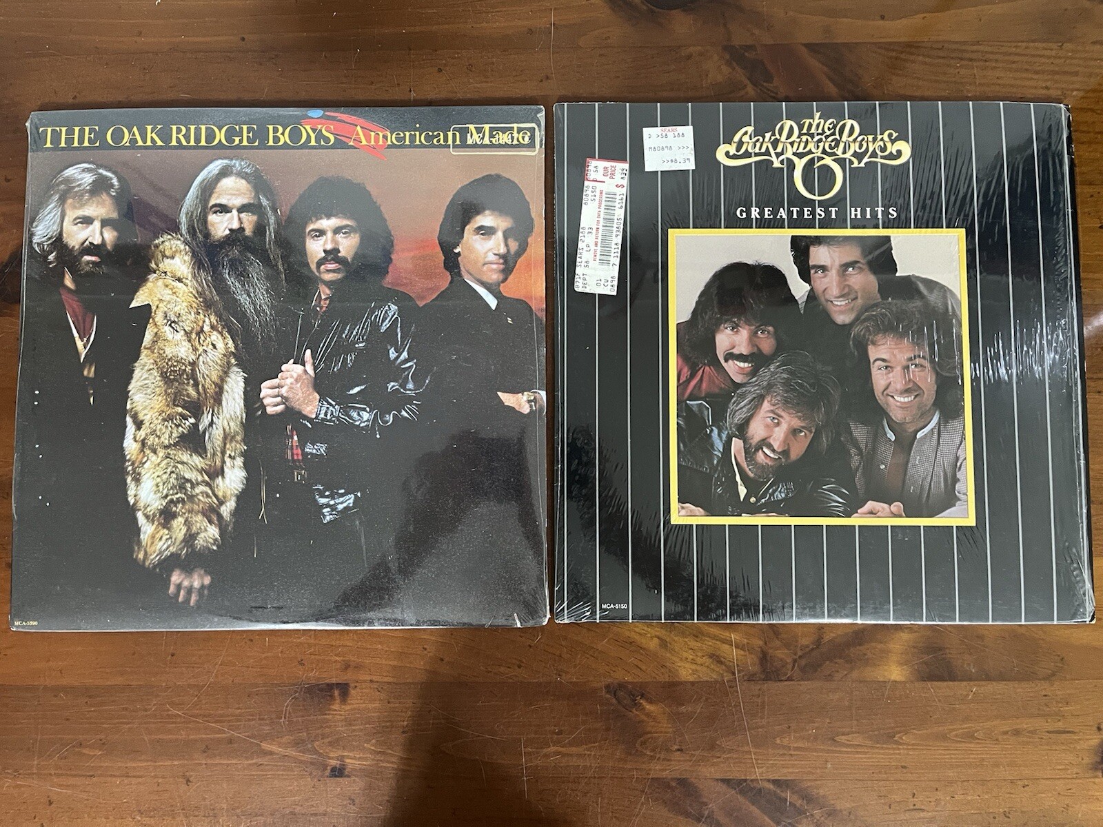Oak Ridge Boys 2-Vinyl LP Set American Made & Greatest Hits MCA 5150-image