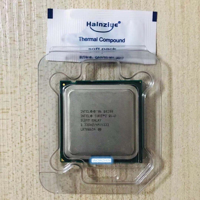 Intel Core 2 Quad Q8200 CPU SLB5M 2.33GHz 4MB 1333MHz Socket 775 Processors - Bild 2 von 2