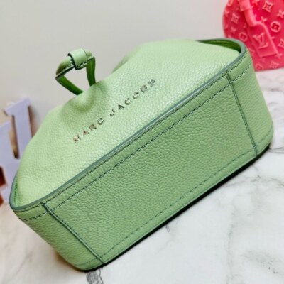 NEW!! Marc Jacobs Mint Green Leather Mini Bucket Bag | eBay display picture 3