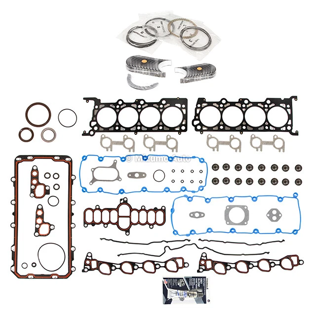 Полный комплект прокладок подшипников кольца подходят 97-99 Fod E150 E250 E350 F150 F250 5,4 л - Изображение 2 из 4