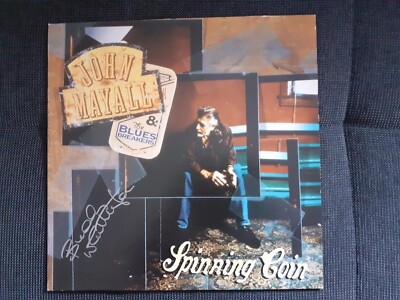 John Mayall & The Bluesbreakers - SIGNED Vinyl LP 1995 ''Spinning coin''