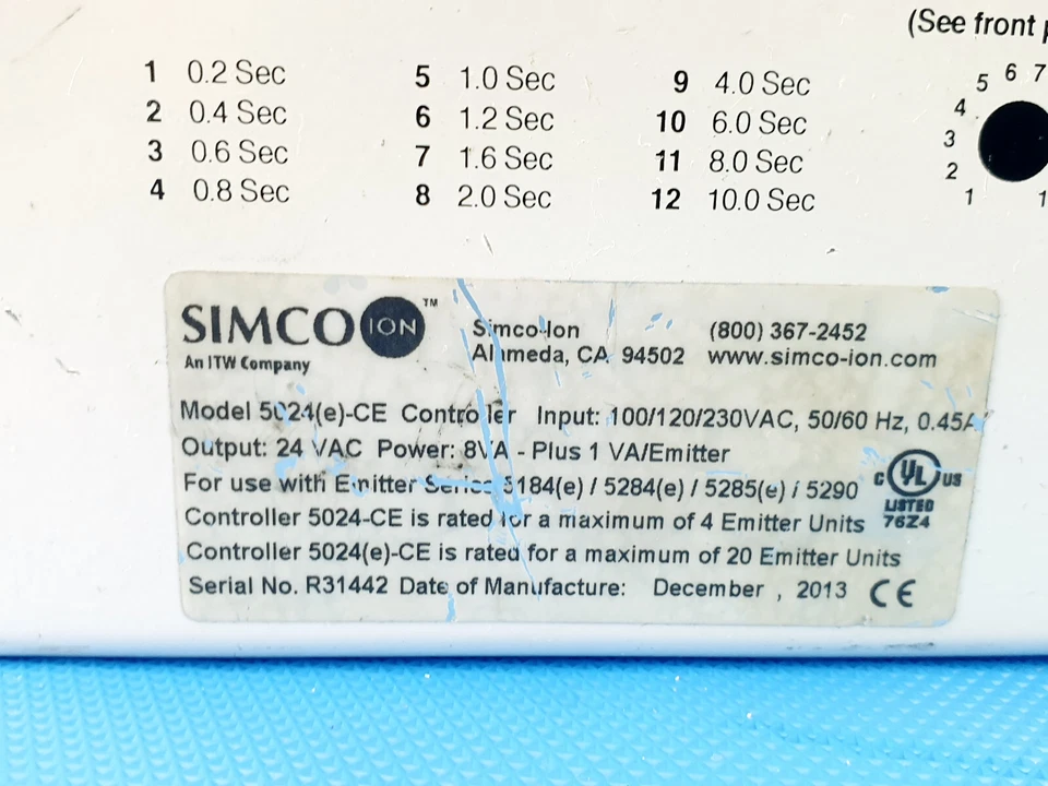 SIMCO ION Systems Model 5024e Schnittstellenmodul Controller inkl. MwSt. - Image 3 of 4