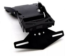 Tail tidy number plate and lights holder for BMW R Nine T motorcycle. UK.