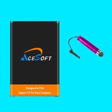 Heavy-Duty AceSoft 6690mAh Battery  Cellphone Stylus For Samsung Galaxy Note 3