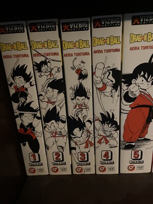 Dragon Ball Manga Vizbig Version Complete Vol. 1-5