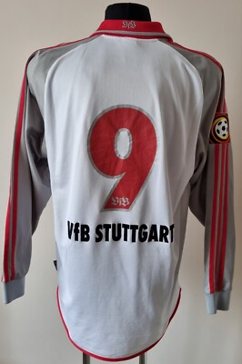 VfB Stuttgart 1999 - 2000 Home football Adidas long sleeve Match