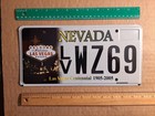 License Plate, Nevada, LV (Las Vegas) WZ 69, Wise 69, Collectors of # 69