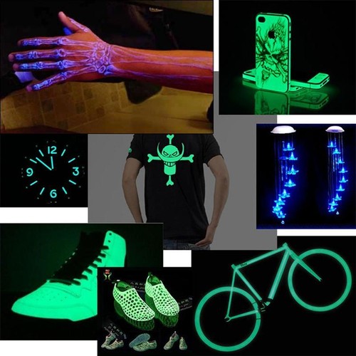 Polvere vernice neon colore luminoso bagliore fosforescente al neon notte - Foto 24 di 27