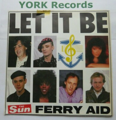 FERRY AID - Let It Be - Excellent Condition 7'' Single Sun AID 1