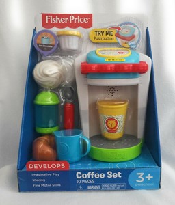 fisher price coffee maker set