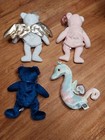 Ty Beanie Baby's Lot of 4,  Neon, Cure, Mardi Gras 2005, Hallo II — photo 2
