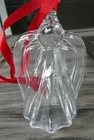 Steuben Crystal Hand Blown Glass Hanging Christmas Ornament ANGEL