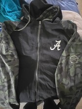 Alabama Crimson Tide Men's Hoodie Colosseum Athletics OHT Black Camo Size 2XL