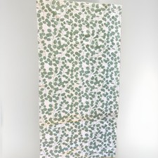 Eucalyptus Leaf Shower Curtain Green Botanical Cottage 70x68 Cotton Feel