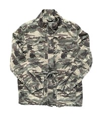 Marks & Spencer Camouflage Jacket Womens UK 12 Medium Cotton Blend