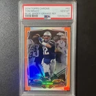 2014 Topps Chrome Tom Brady #62 Blue Jersey Orange Refractor PSA 10 Patriots
