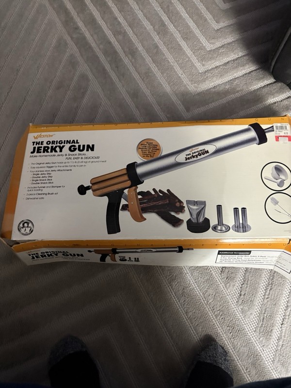 Weston The Original Jerky Gun Kit with Attachments and Cleaning Brush