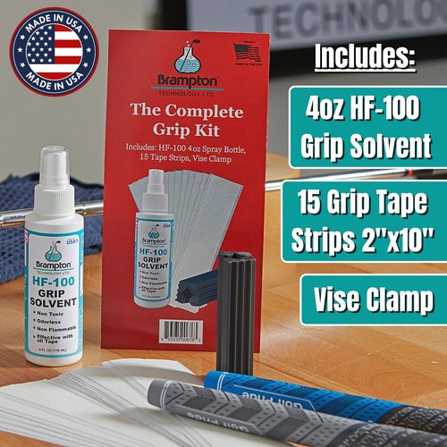 Brampton Complete Golf Grip Kit for Golf Club Regripping - 15 Premium 2"x10" ... - Picture 2 of 9
