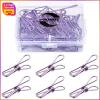 Metalldraht-Clips Lila 25 StüCk Mehrzweck-Utility-Clips FüR Bastelarbeiten